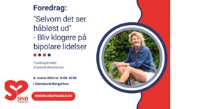Charlotte Blixenkrone deler sin historie om bipolar lidelse i Dianalund