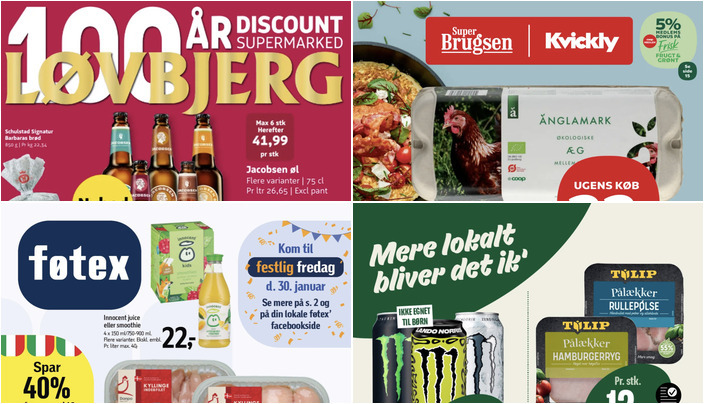 Tilbud på Matilde kakaoskummetmælk til 8 kr. og Jacobsen øl til 19,99 kr. i Esbjerg