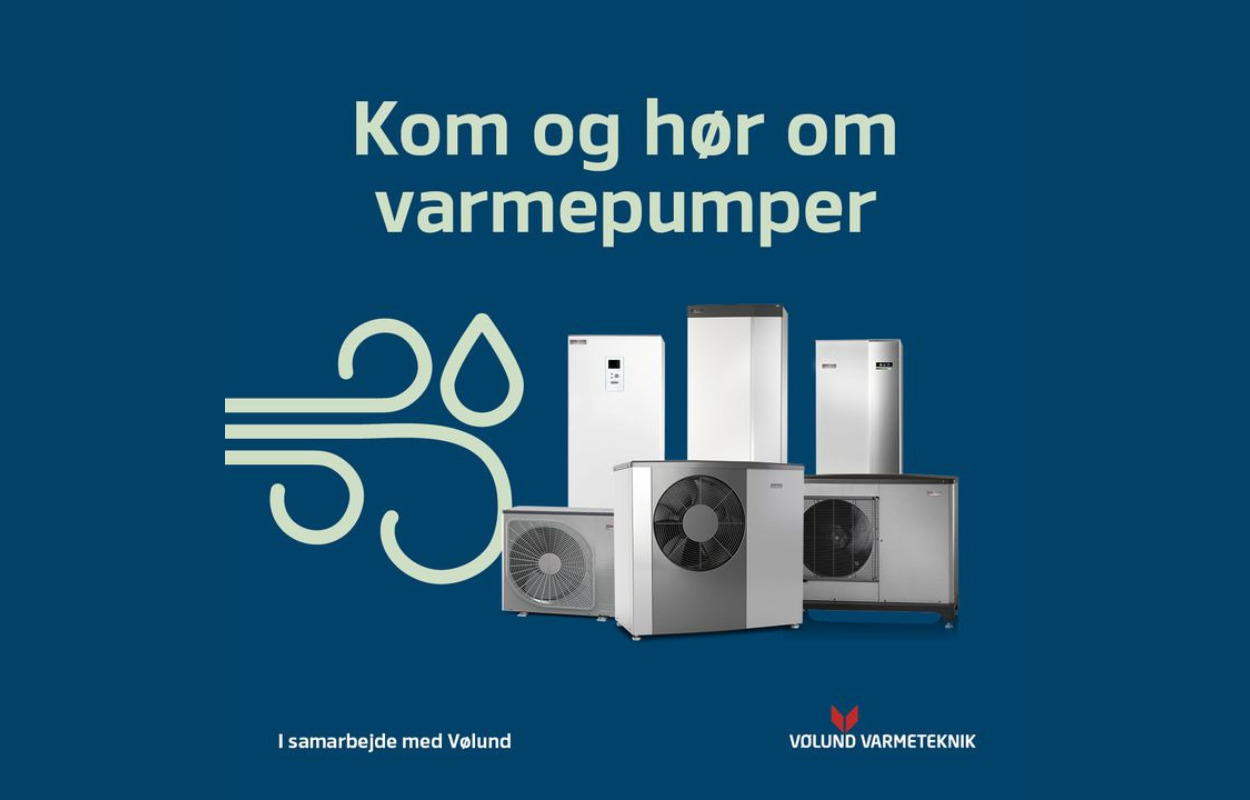 VANGVEDVÆNGETS VVS og Vølund inviterer til infoaften om varmepumper