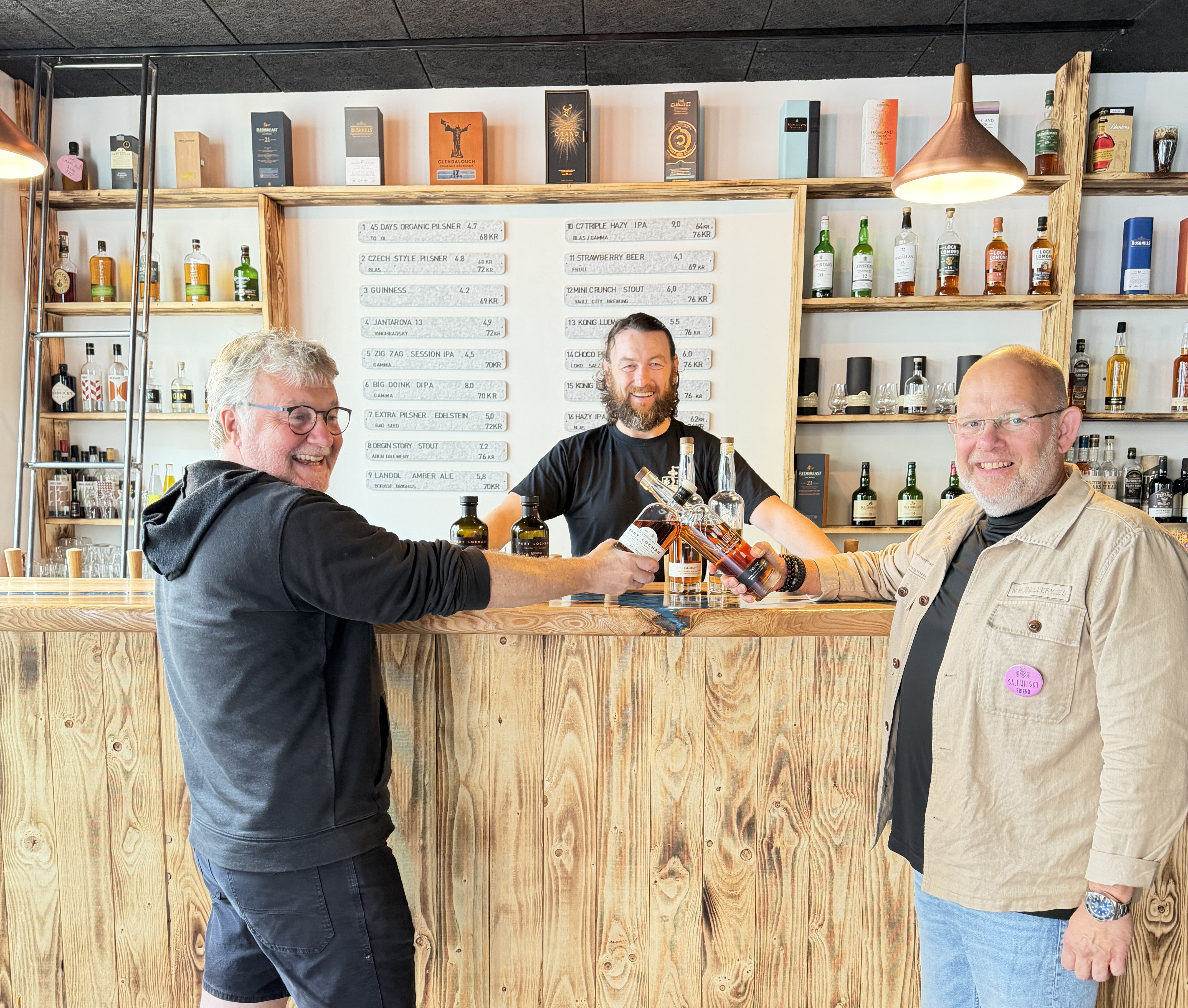 Whisky-smagning i Vejle: Fary Lochan Distillery mod Sall Whisky Distillery