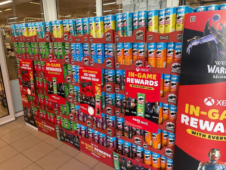 Spar Nørrebro Hjørring tilbyder Pringles til kun 12,99 kr. stykket