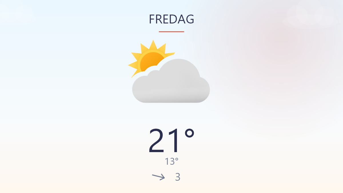Sol og lun luft lokker ud i dag