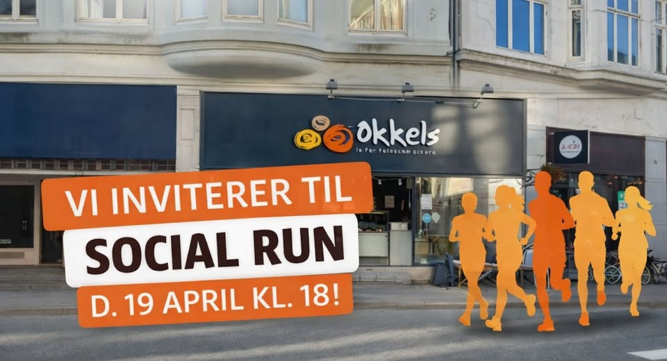 Okkels inviterer til social run og is i Aarhus
