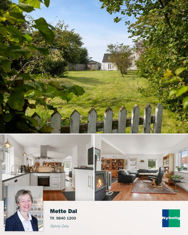 Nybolig Sæby A/S fremhæver byhusidyl ved åen i Voerså