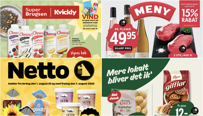 Få Lambi toiletpapir til 16 kr. og Cheasy yoghurt til kun 10 kr. - Se de lokale tilbud