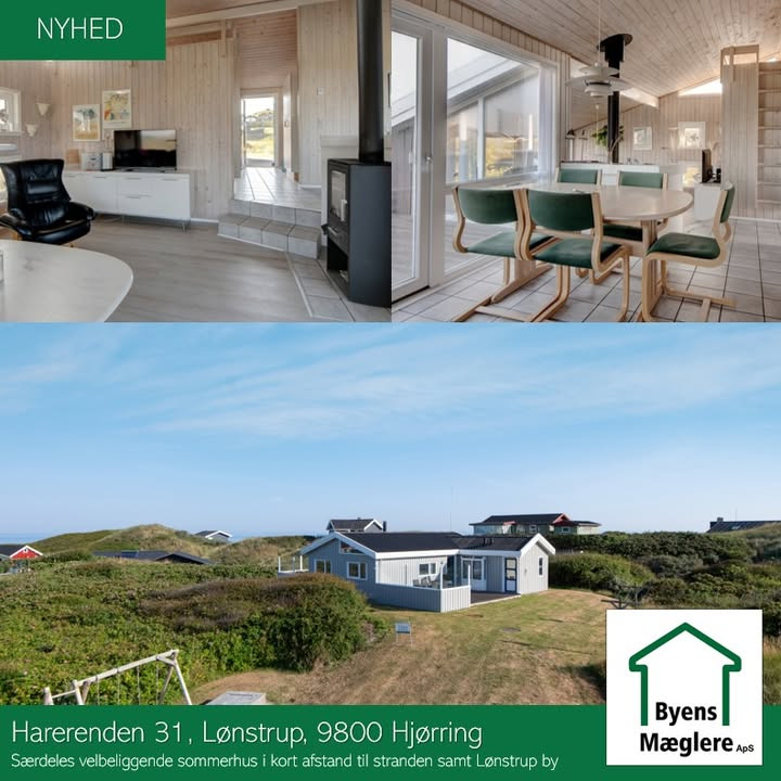 Byens Mæglere ApS, Hjørring tilbyder sommerhus ved Lønstrups kyst