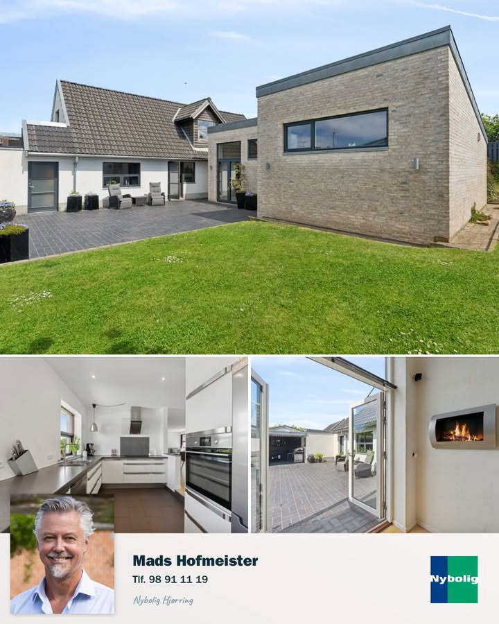 Nybolig Hjørring promoverer familievenlig villa centralt i Hjørring
