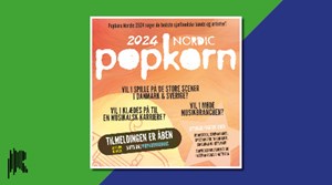Popkorn Nordic 2024: Sjællands nye musikstjerner skal findes