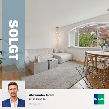 Nybolig Hvidovre - Alexander Holm ApS sælger bolig på Bonkesvej 8, 1. th. i Hvidovre