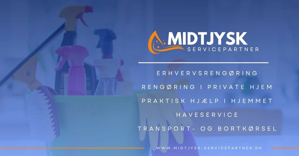 Midtjysk Servicepartner søger underleverandører til rengøringsopgaver
