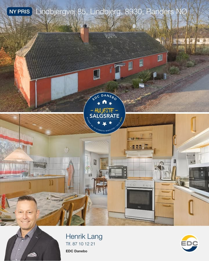 Ny pris på charmerende villa på landet fra EDC Danebo