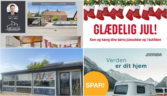 Nyt fra REMA 1000 Karrebækvej, Knapmann & Rosendal ApS, RealMæglerne Næstved by Bülow ApS og 1 anden