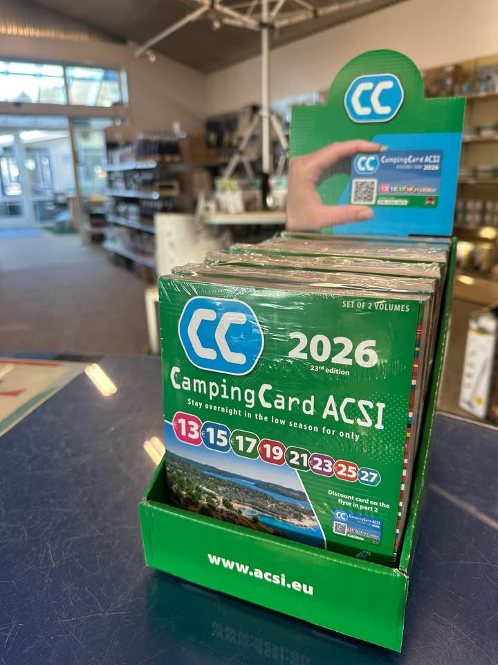 ACSI campingbog og rabatkort 2026 nu tilgængelig hos Hinshøj Caravan