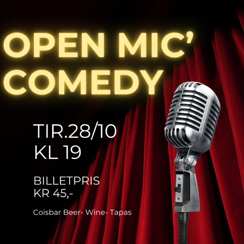 Oplev komik og ølsmagning på Coisbar i Sorø