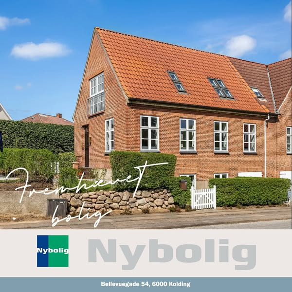 Luksuriøst rækkehus på Bellevuegade til salg hos Nybolig Kolding
