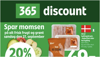 Xtra! kylling til 49 kr. og Den Grønne Slagter til kun 10 kr. - Tjek de lokale tilbud