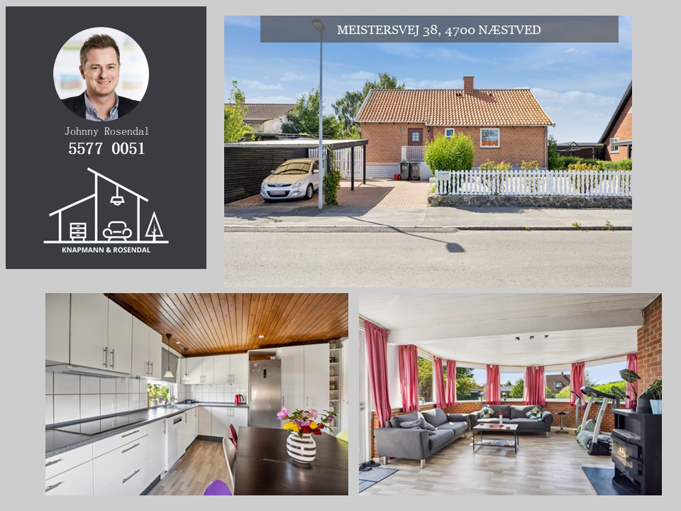 Knapmann & Rosendal ApS præsenterer centralt beliggende villa i Næstved