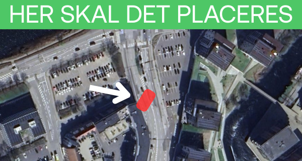 KÆMPE ETABLERING I TRAFIKALT KNUDEPUNKT: På størrelse med to bybusser