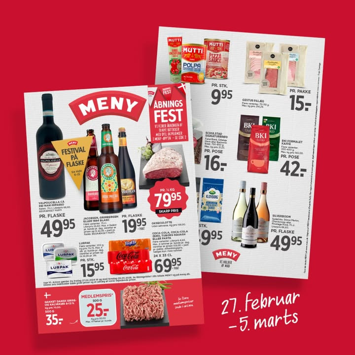 Meny Klarup præsenterer ugens gode tilbud i ny avis