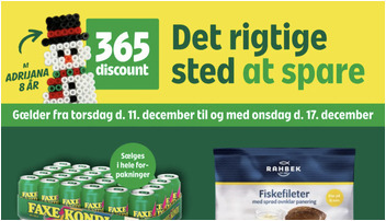 Faxekondi eller Pepsi Max til 69 kr. og Rahbek fiskefileter til kun 10 kr. hos Coop365