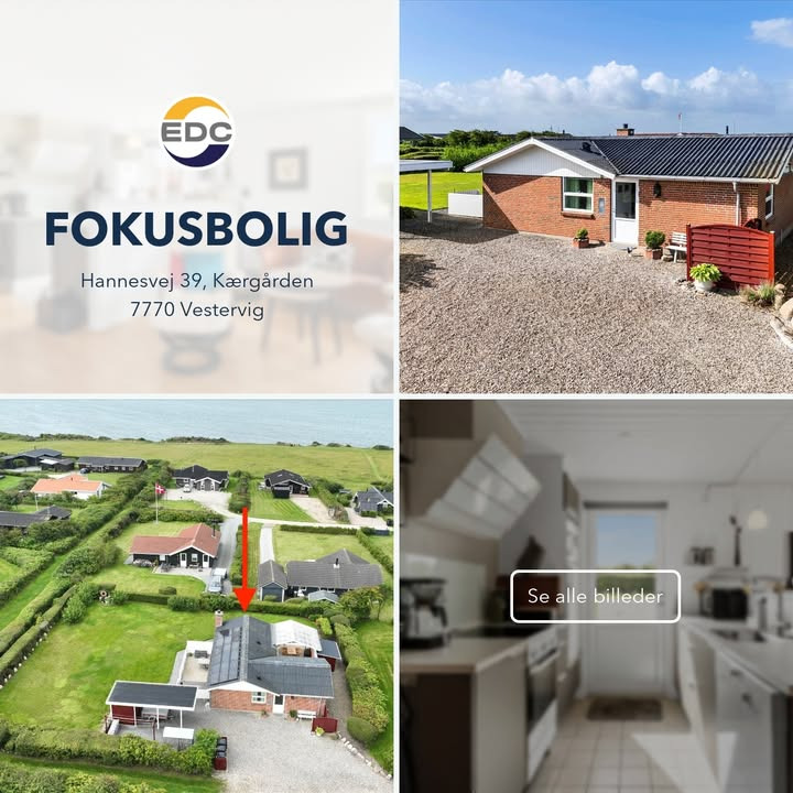 EDC Hurup Thy fremhæver velholdt sommerhus tæt på fjorden