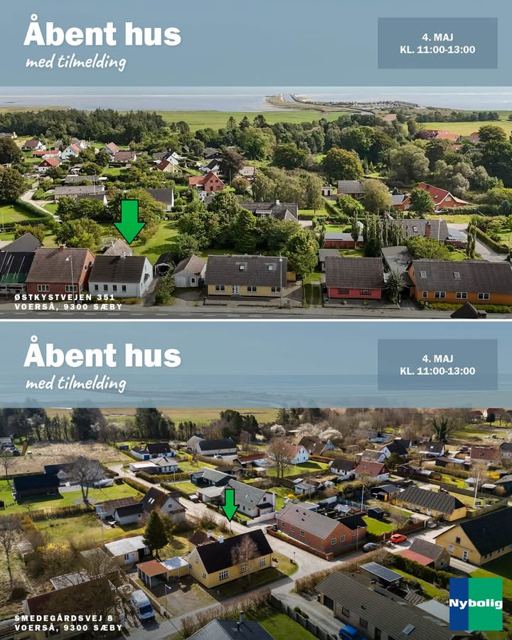 Nybolig Sæby A/S inviterer til åbent hus med tilmelding i Voerså