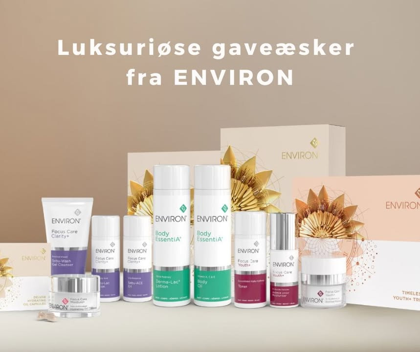 Eksklusive Environ gaveæsker til hudplejeentusiaster fra Top Clinic v/Else Møller Larsen