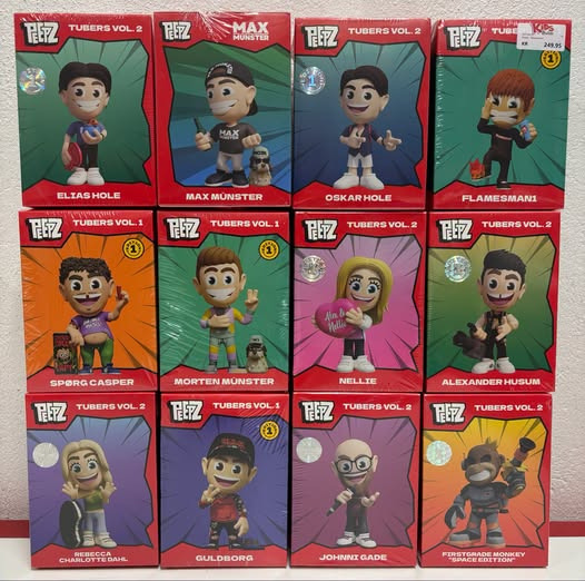 KiDS Coolshop tilbyder PEEPZ danske Youtube-figurer til 50 kr.