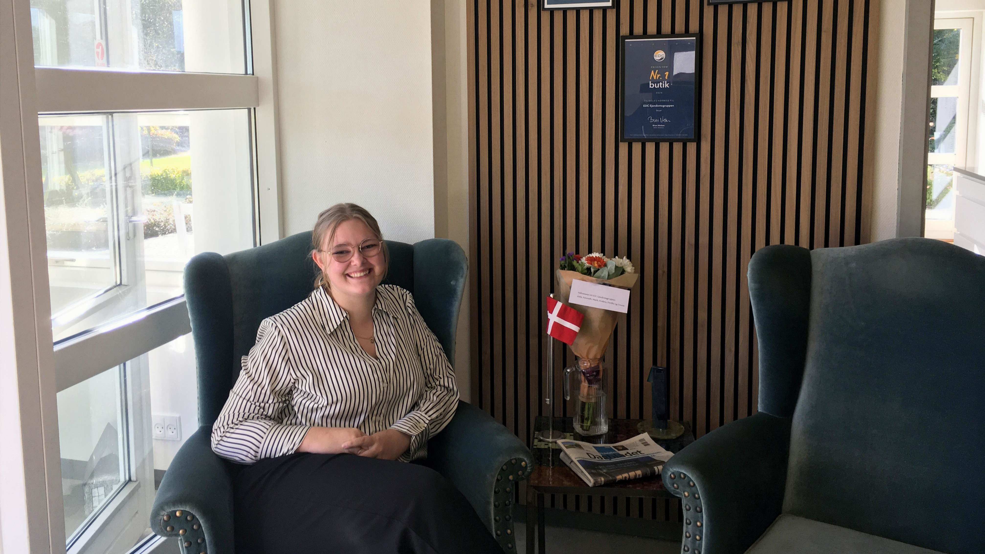 EDC Ejendomsgruppen Struer byder Nathalie Stokholm velkommen