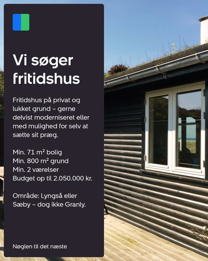 Nybolig Sæby A/S søger fritidshus i Lyngså eller Sæby