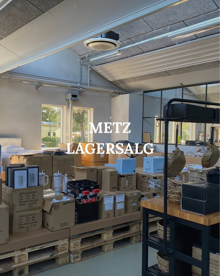 Lagersalg.com annoncerer Metz lagersalg i Vedbæk med besparelser op til 85%