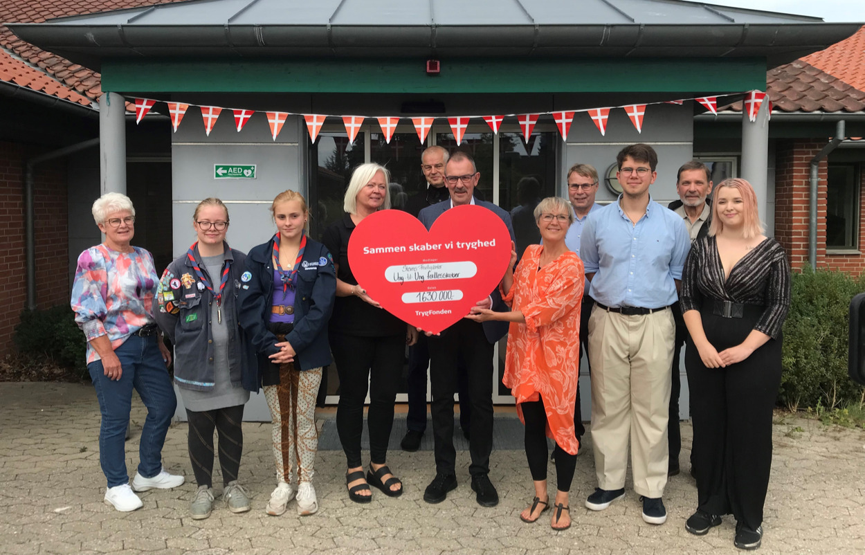 Ny donation fra TrygFonden: 1.630.000 kr. skal forbedre unges trivsel på Stevns