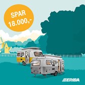 Eriba-kampagne hos Brønderslev Caravan & Trailer Center: masser af modeller på lager nu