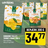 Løvbjerg Frederikshavn inviterer til snack-tid med tilbud på Sunset Valley tørret frugt