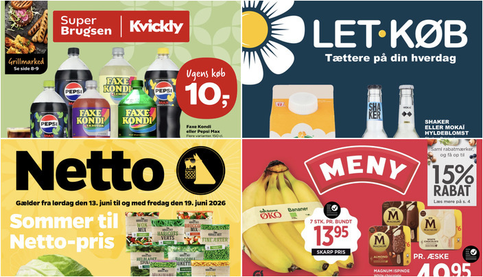 Gode lokale tilbud: Faxe Kondi Booster til kun 10 kr. og dansk spidskål til 10 kr.