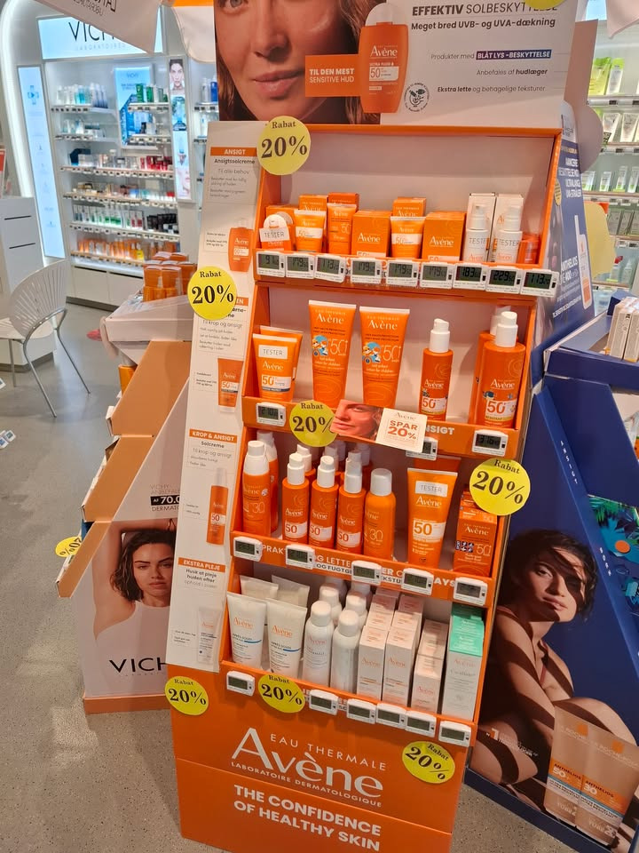 Ikast Apotek tilbyder 20% rabat på Avène solserie frem til 18. juni