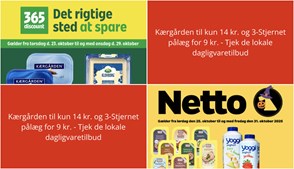 Kærgården til kun 14 kr. og 3-Stjernet pålæg for 9 kr. - Tjek de lokale dagligvaretilbud