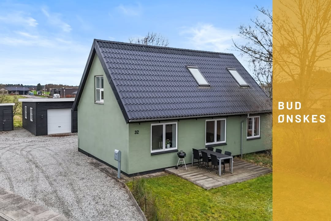 Mæglerhuset - Aabybro søger bud på renoveret villa i Pandrup med moderne garage