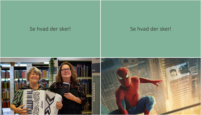 Oplev Glostrup denne weekend: Fra fællessang på biblioteket til Spider-Man i biografen