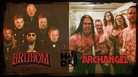 Heavy rock aften med Grusom og Archangel på Spillestedet Harders