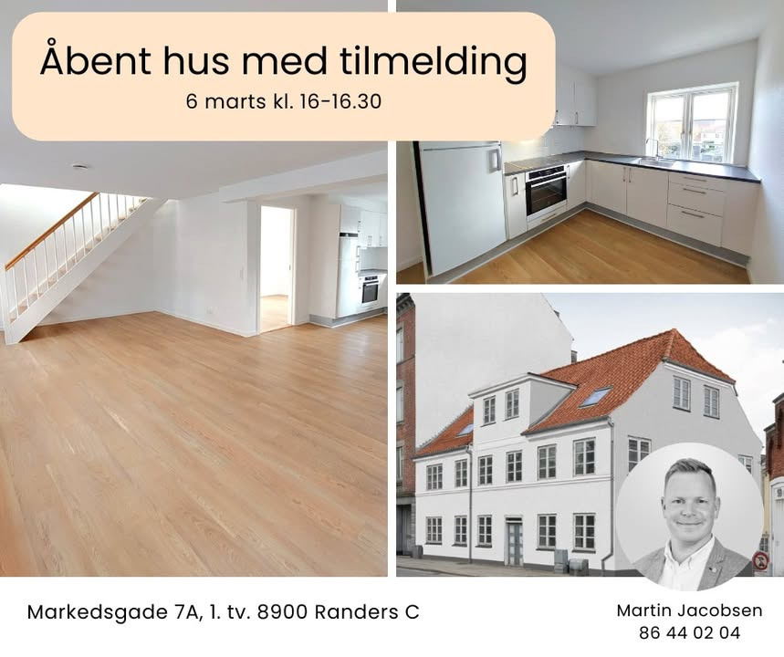 Danbolig Randers inviterer til åbent hus i stor lejlighed i Randers latinerkvarter