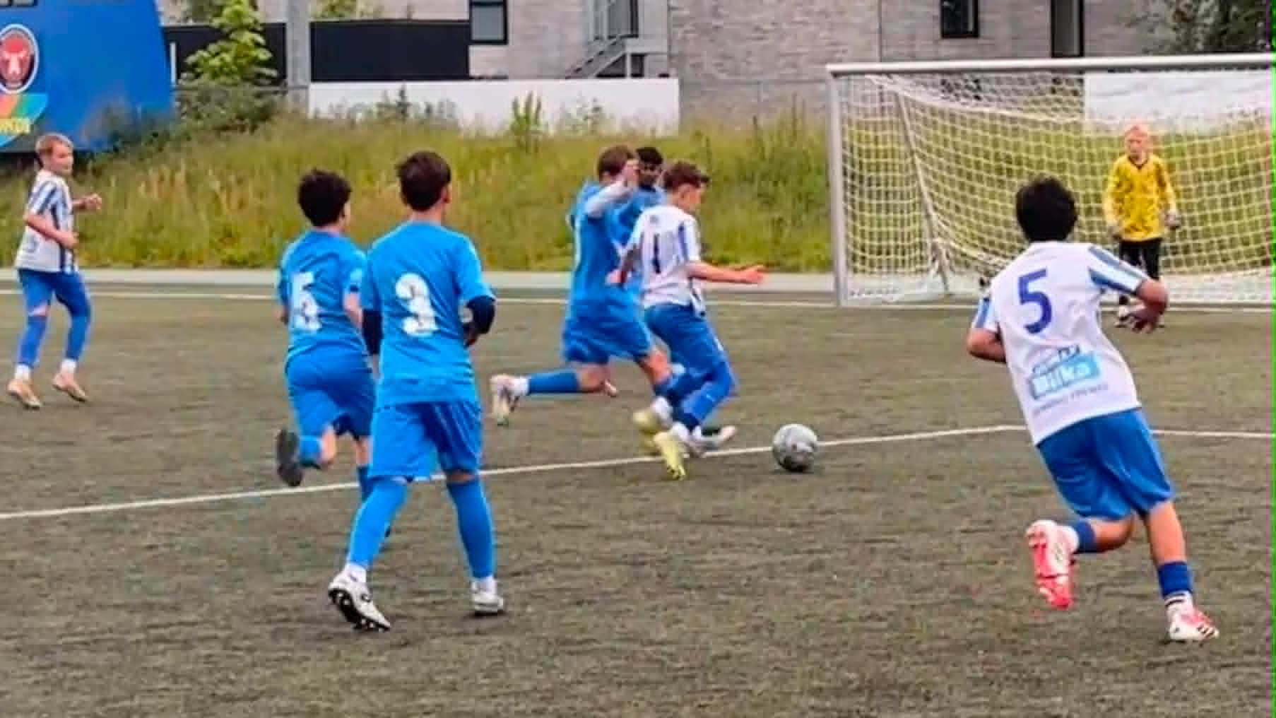 Herning Fremad U12 Drenge viste mod i hårdt opgør mod Viborg Sdrm. IK