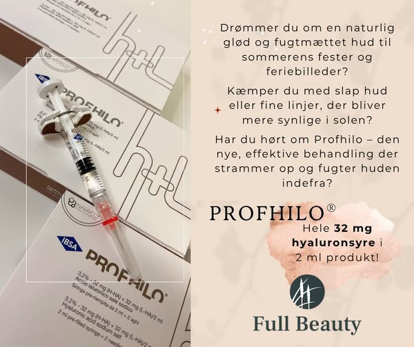 Full Beauty Aalborg tilbyder gratis konsultation om Profhilo