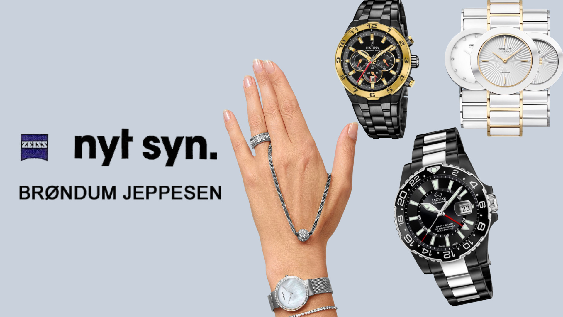 Eksklusive ure og smykker hos Nyt Syn Brøndum Jeppesen