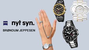 Eksklusive ure og smykker hos Nyt Syn Brøndum Jeppesen