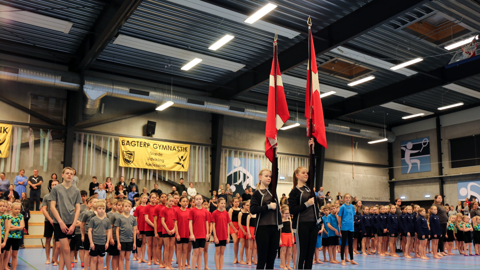 Gymnastisk lokalopvisning i Park Vendia Hallen