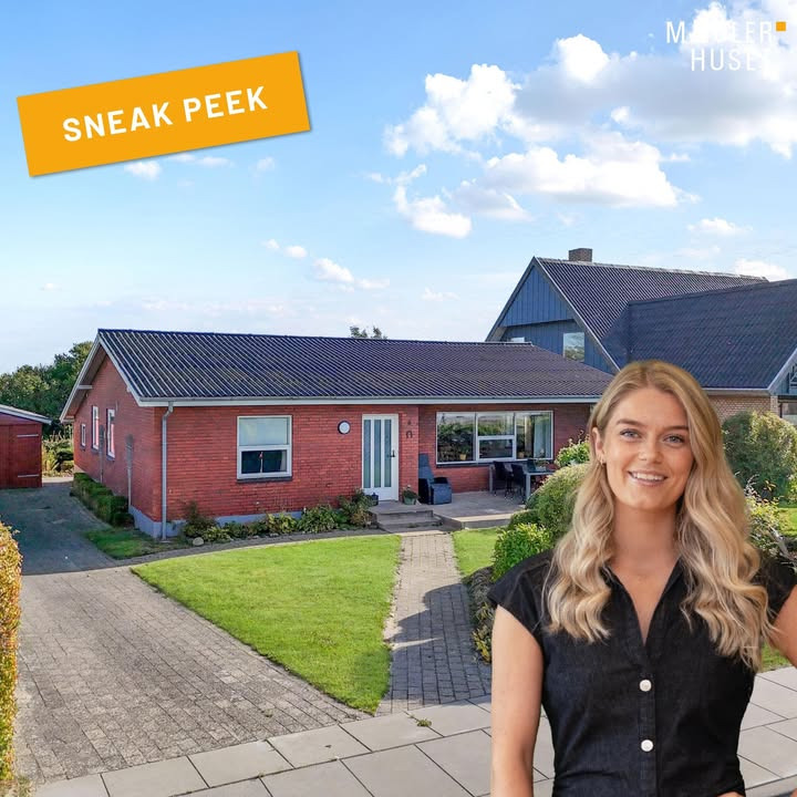 Mæglerhuset Sæby deler sneak peek på etplansvilla på A Melgaardsvej 8 i Sæby