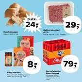 Husk hvederne: Ugentlige tilbud på hvedeknopper, Coop tex mex og meget mere i butikken