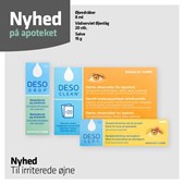 Vejlby Apotek lancerer ny serie til irriterede øjne fra Desodrop