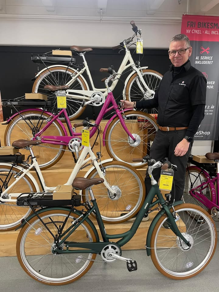 Fri BikeShop Vejle tilbyder kvalitetselcykel til lav pris med 5 års garanti